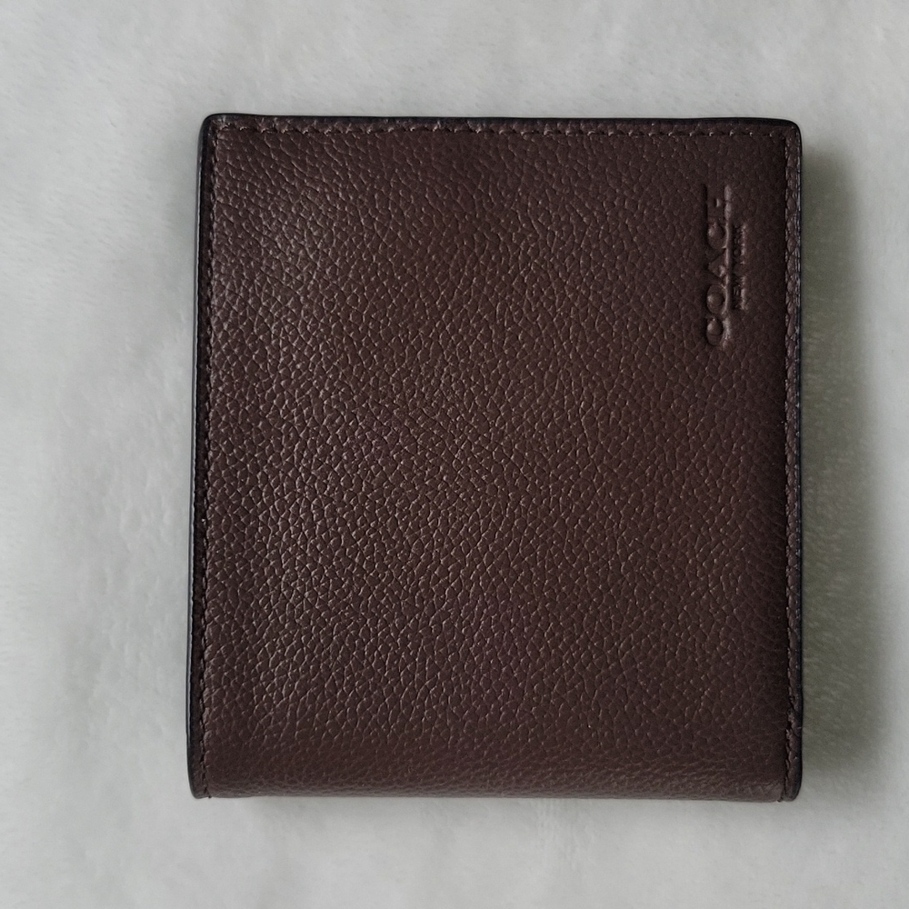 🔖NWT🔖 Men's Coach Leather Double Bill Bifold Wallet